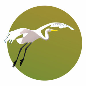 Logo Egrette Madame Tiphaine Egret Soins, Magnétisme, Reïki ,Humains, Animaux